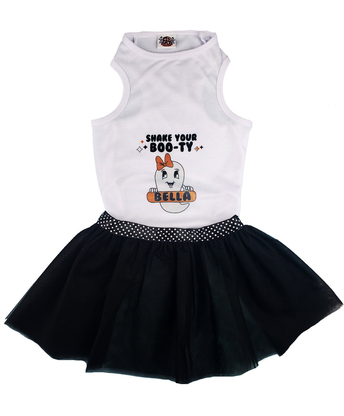 Halloween Dog Shirt | Personalized Shake Your Boo-ty Girl Ghost